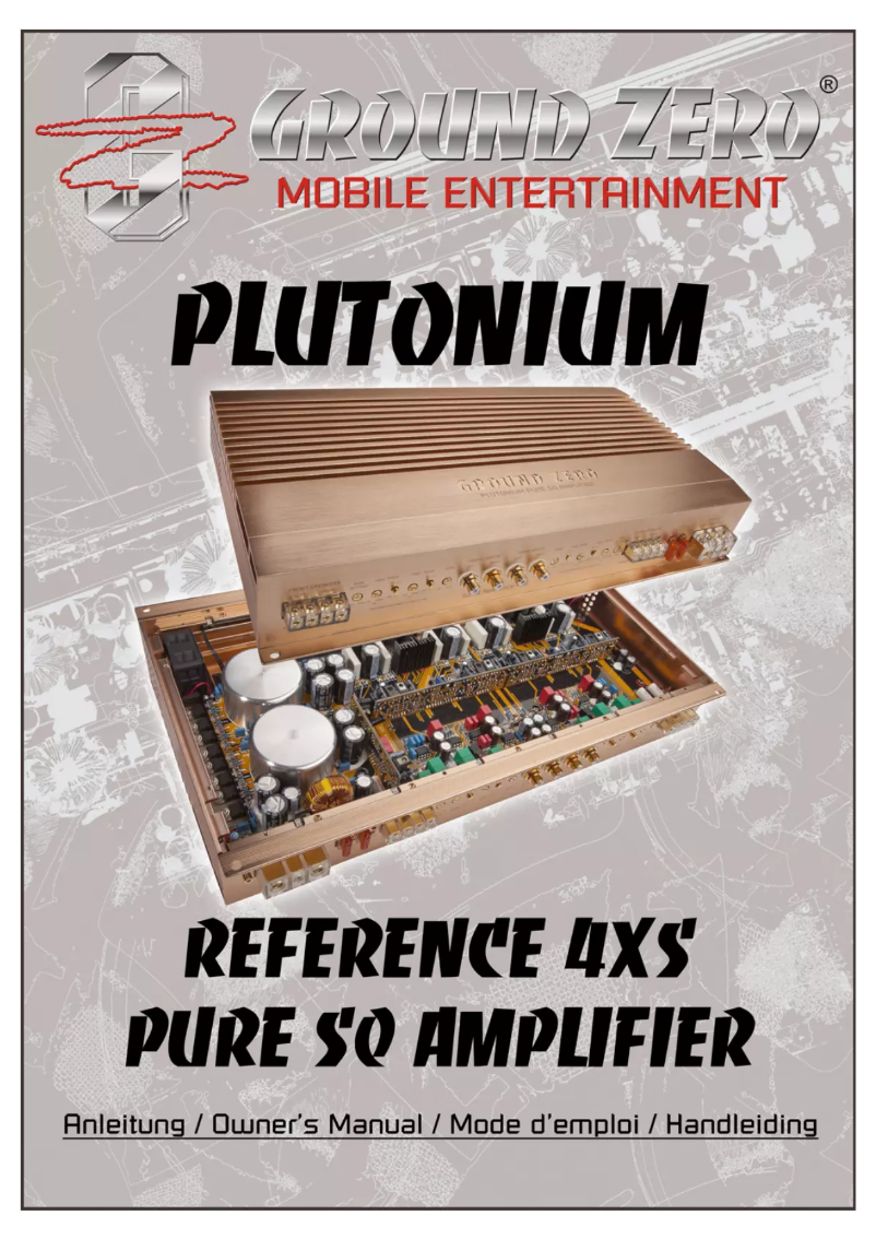 Image de la première page du manuel de l'appareil Plutonium Reference 4XS