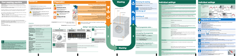 Page n°1 - Manuel utilisateur Siemens WM14Q410DN