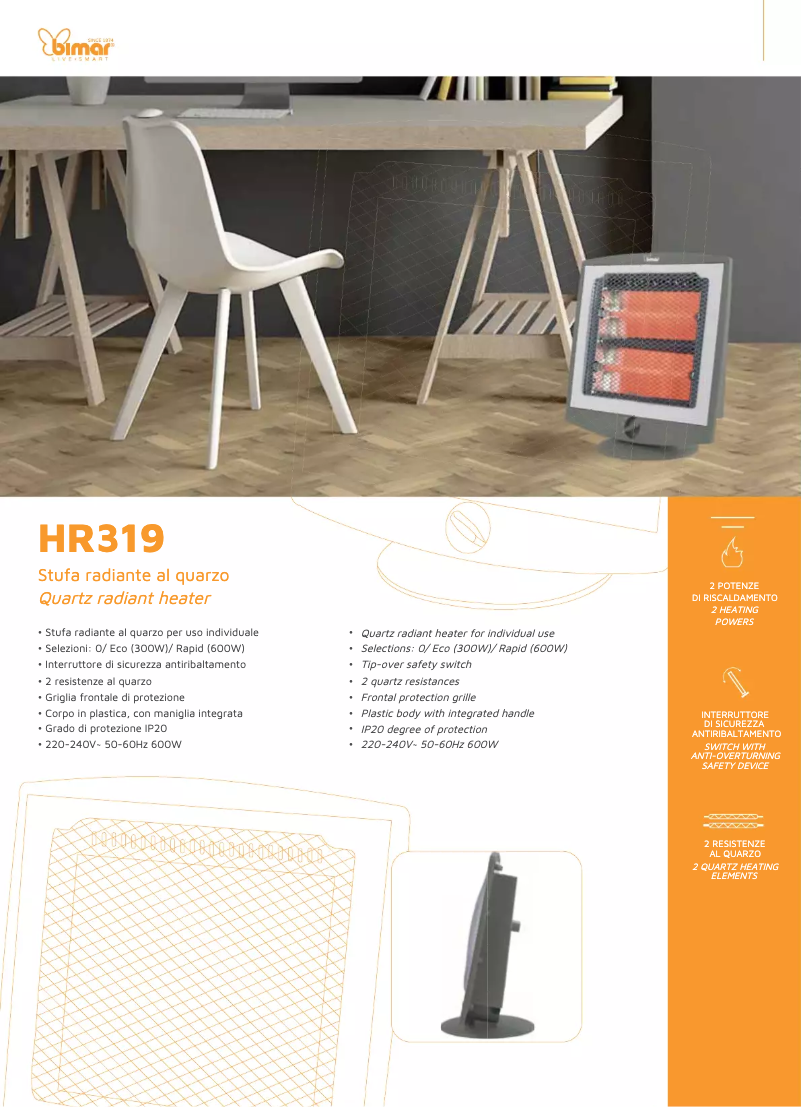 Image de la première page du manuel de l'appareil HR319