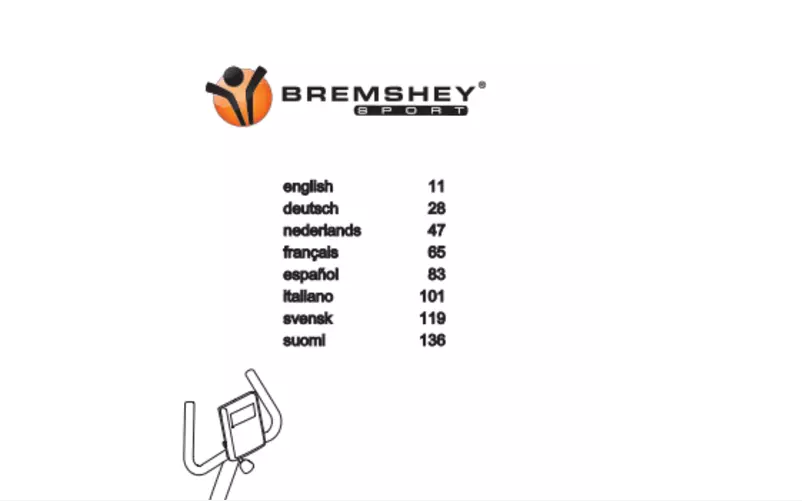 Page 1 de la notice Manuel utilisateur Bremshey BE5