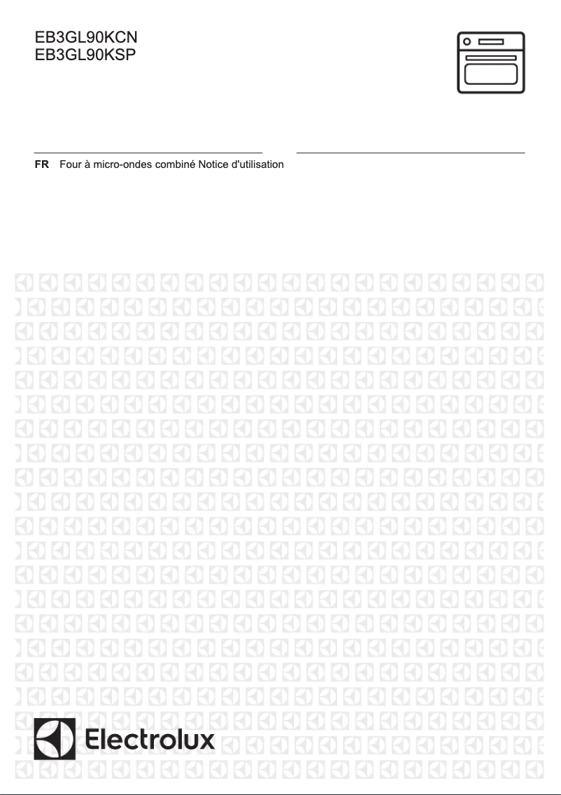 Page 1 de la notice Manuel utilisateur Electrolux EB3GL90KSP