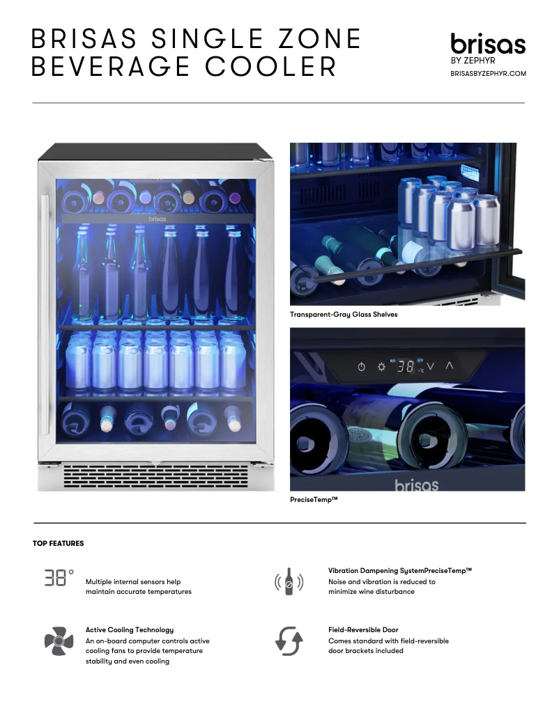 Page n°1 - Fiche technique Zephyr BBV24C01AG