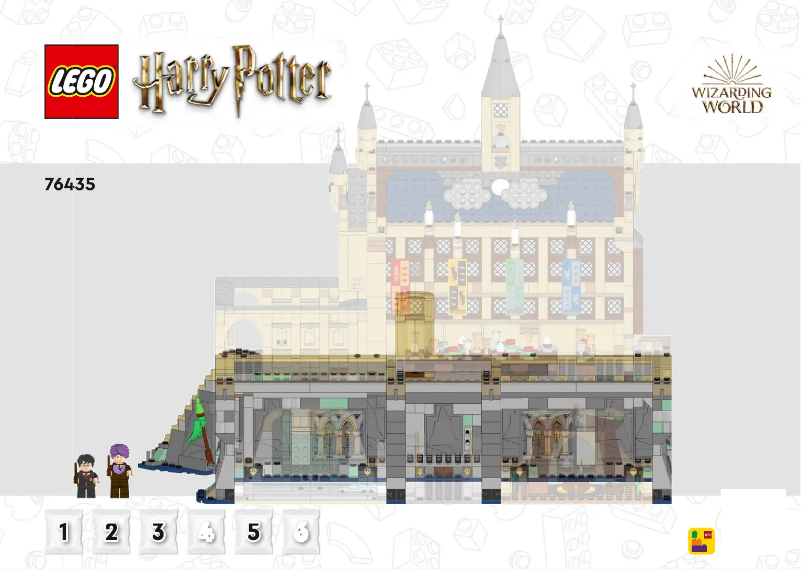 Page 1 de la notice Manuel utilisateur Lego Harry Potter 76435