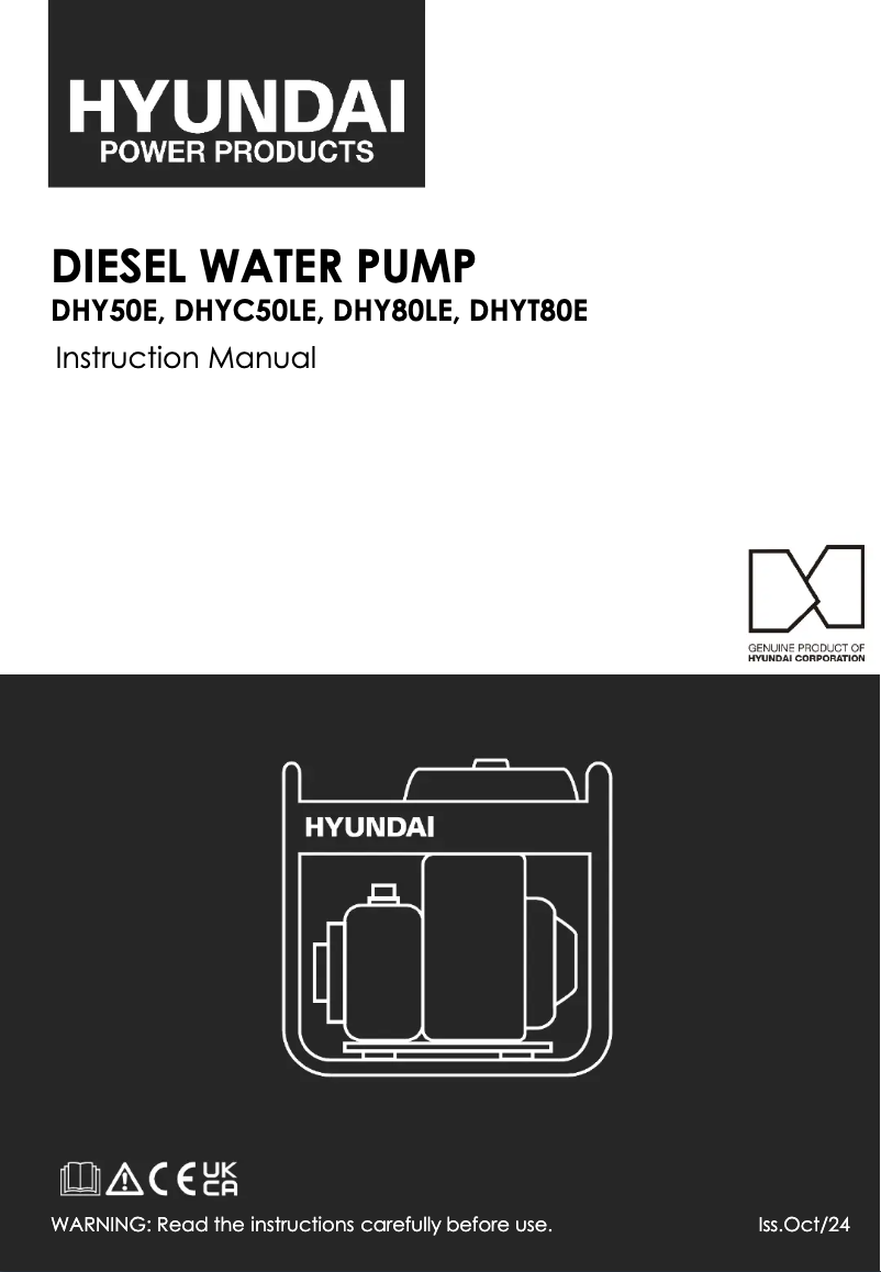 Page 1 de la notice Manuel utilisateur Hyundai DHYT80E