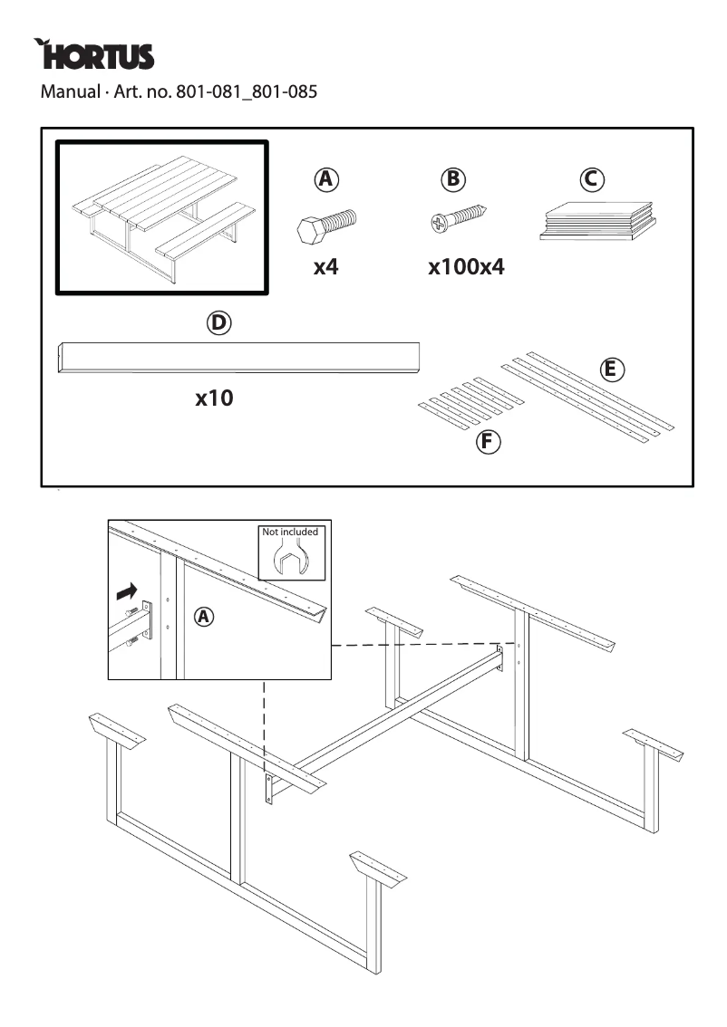 First page image of the manual for 801-085