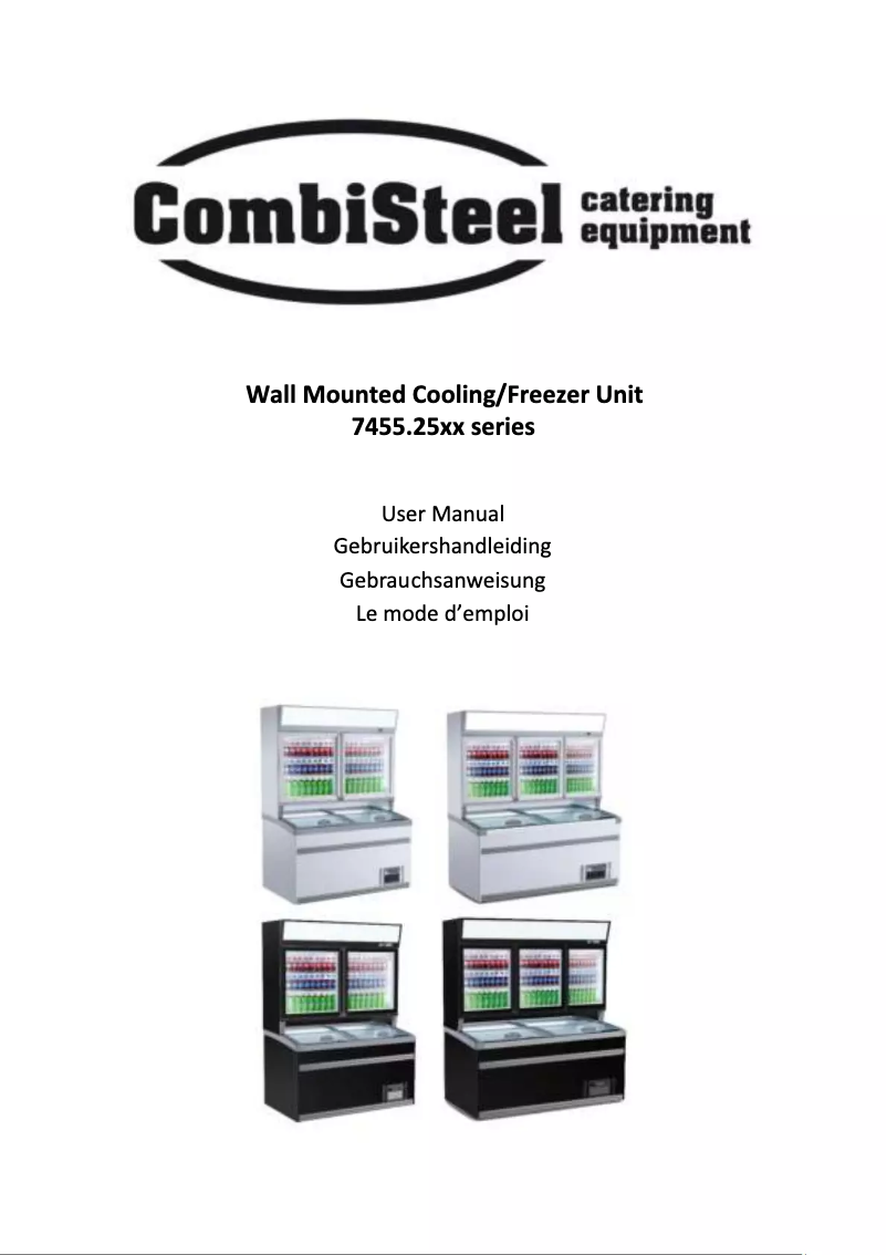Page n°1 - Manuel utilisateur CombiSteel 7455.2500