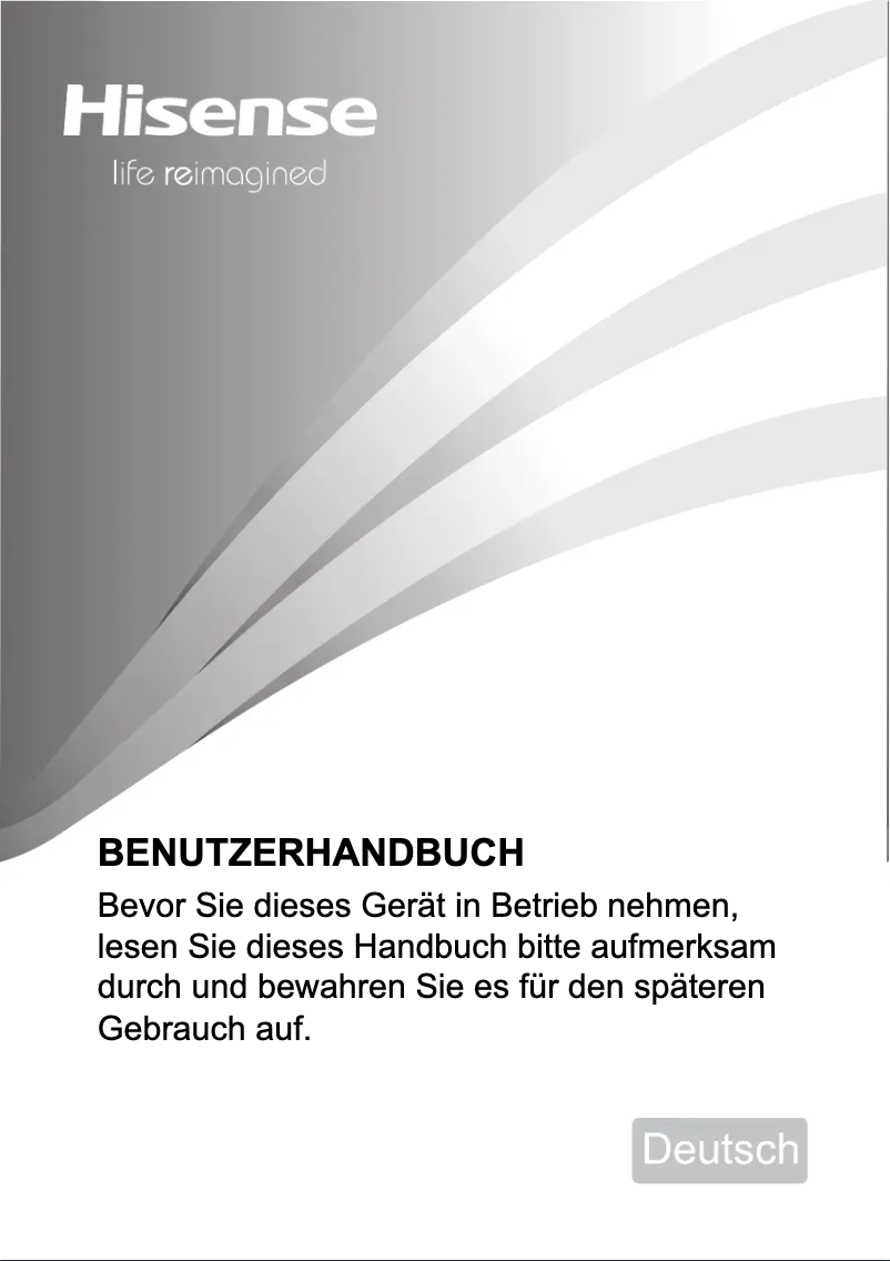 Page 1 de la notice Manuel utilisateur Hisense FV354N4BWE