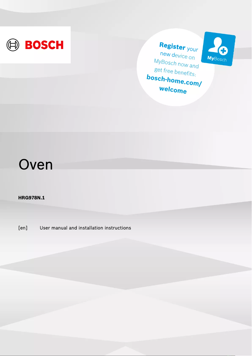 Image de la première page du manuel de l'appareil HRG978NB1