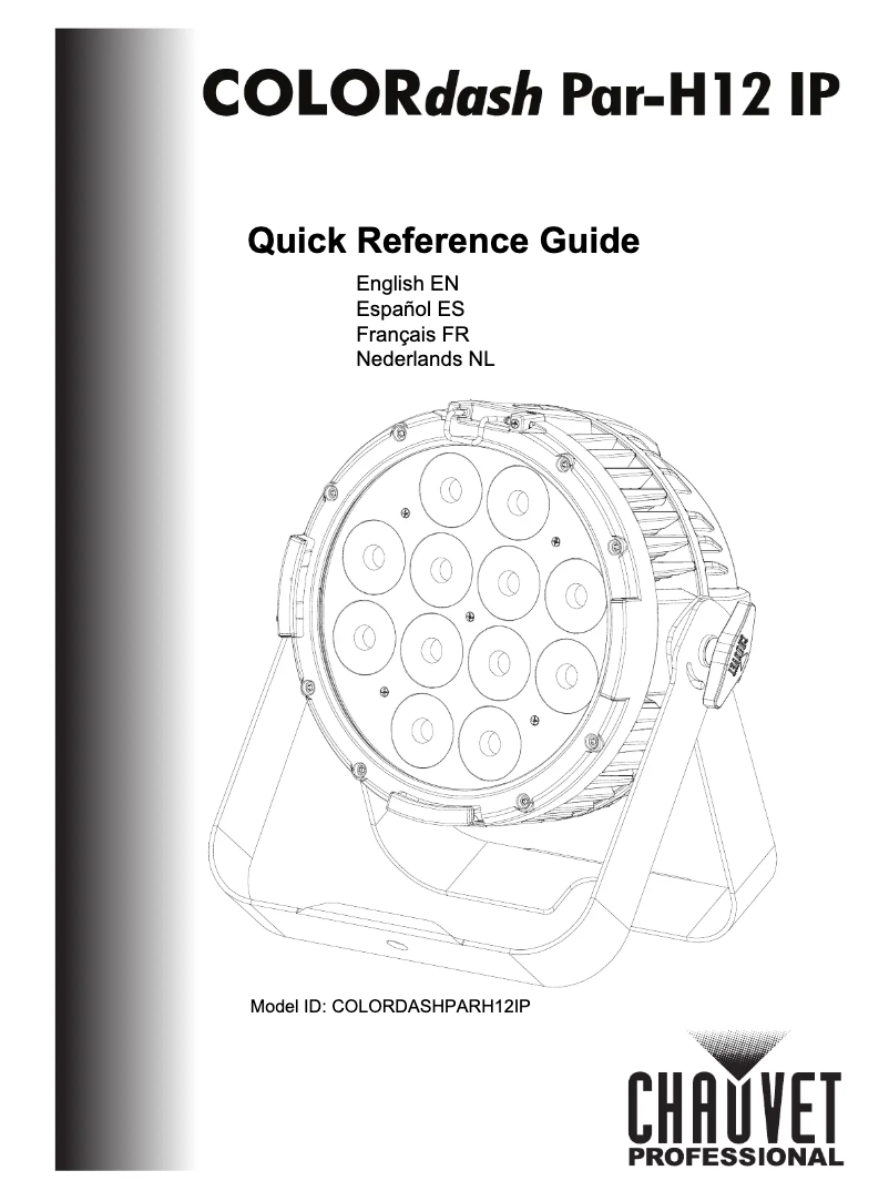 Image de la première page du manuel de l'appareil COLORdash Par H12IP