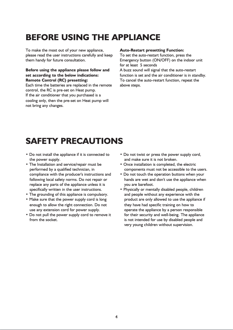 Page 1 de la notice Manuel utilisateur Whirlpool AMD 322