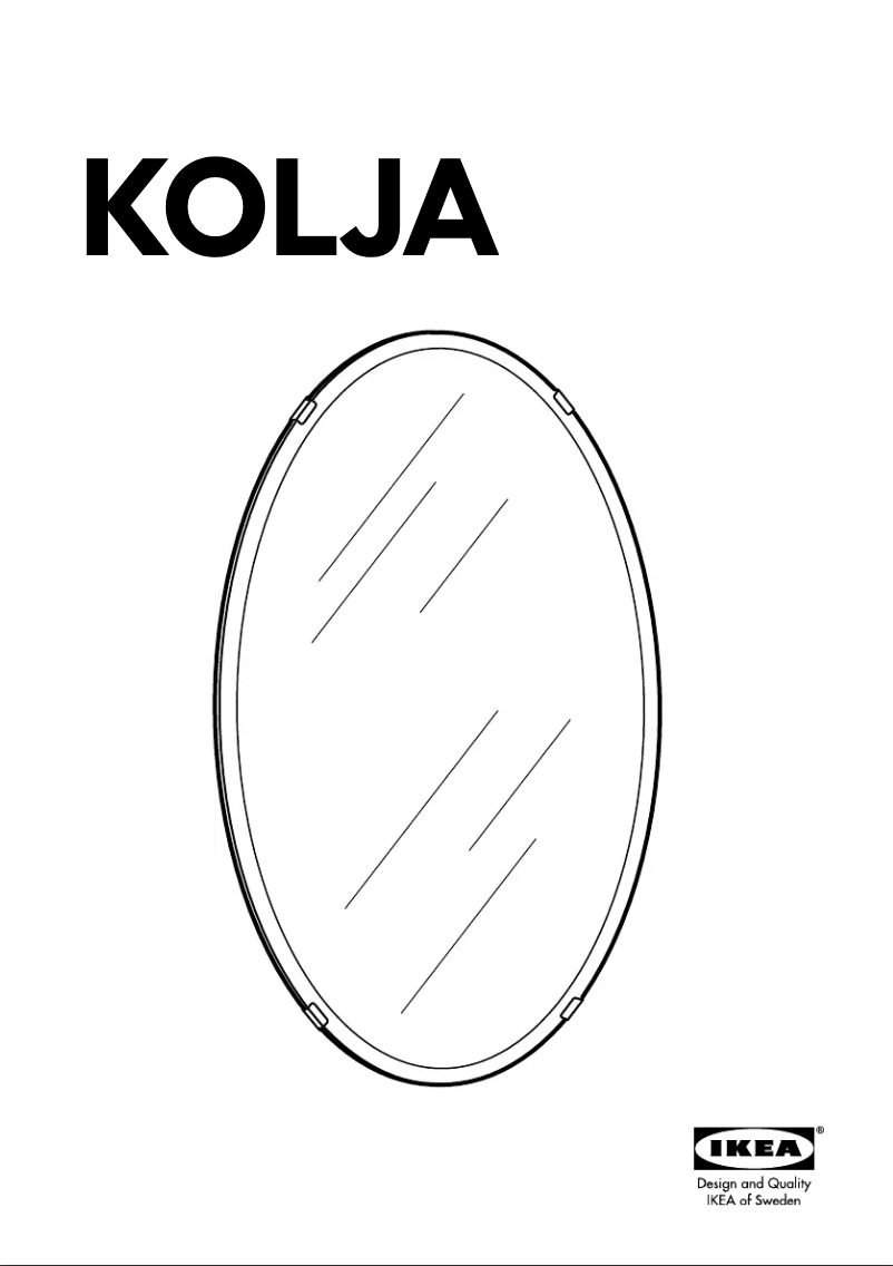 Imagen de la primera página del manual del dispositivo KOLJA (OVAL)