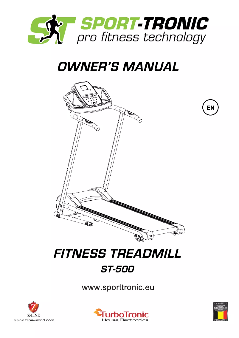 Page 1 de la notice Manuel utilisateur Sport-Tronic ST-500