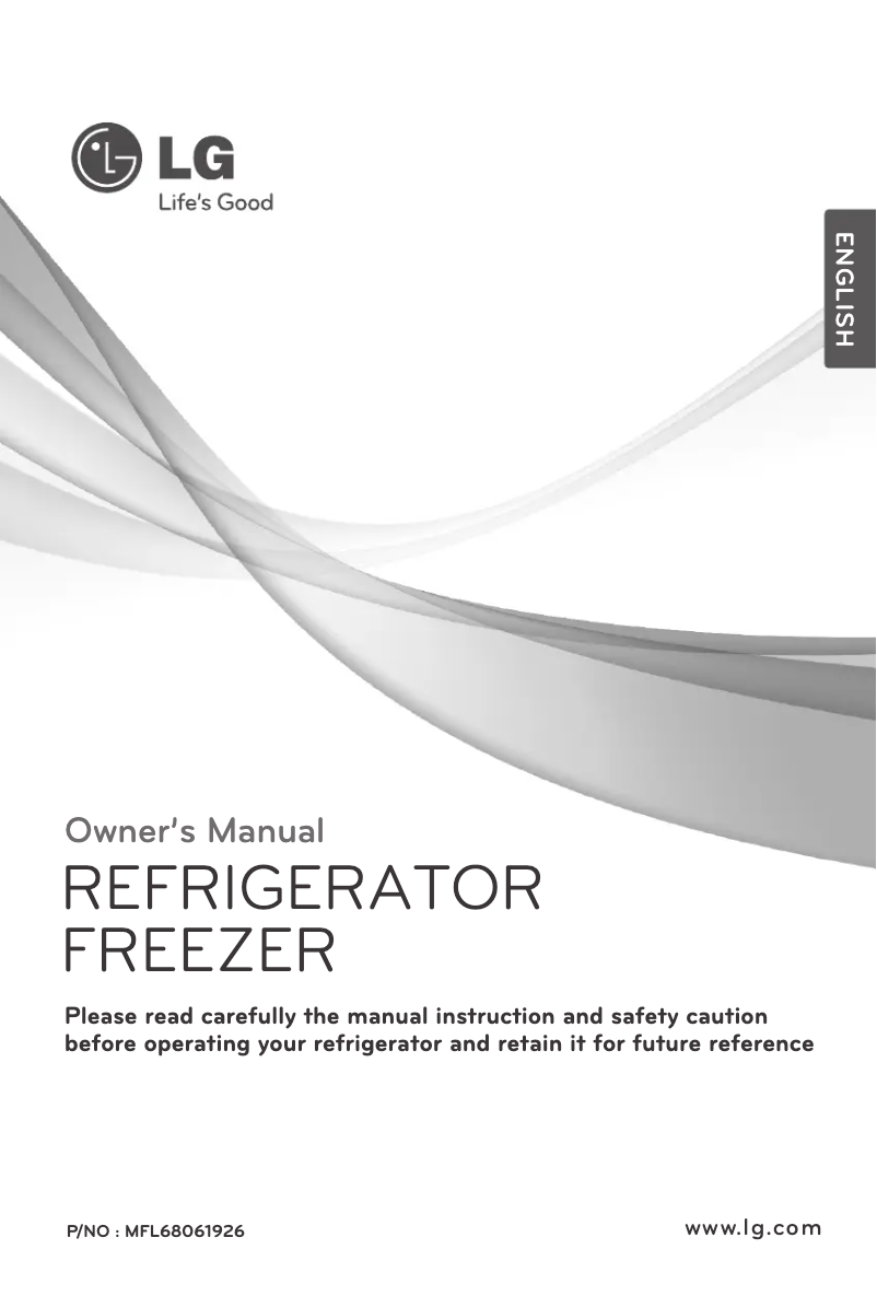 Page 1 de la notice Manuel utilisateur LG GN-B232SLCC