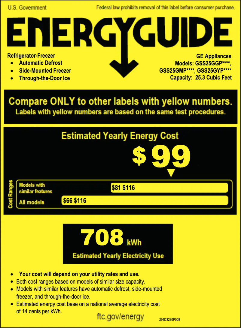 Image de la première page du manuel de l'appareil GSS25GGPWW