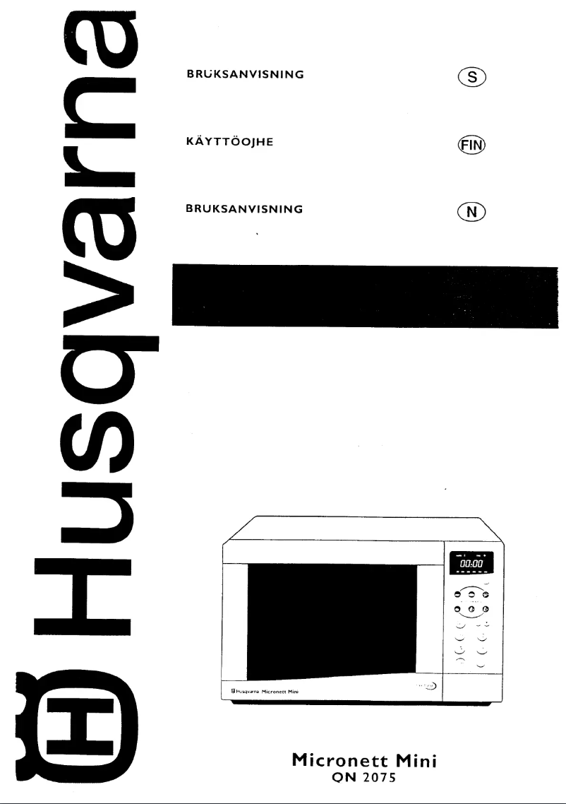 Page n°1 - Manuel utilisateur Husqvarna Micronett Mini QN2075
