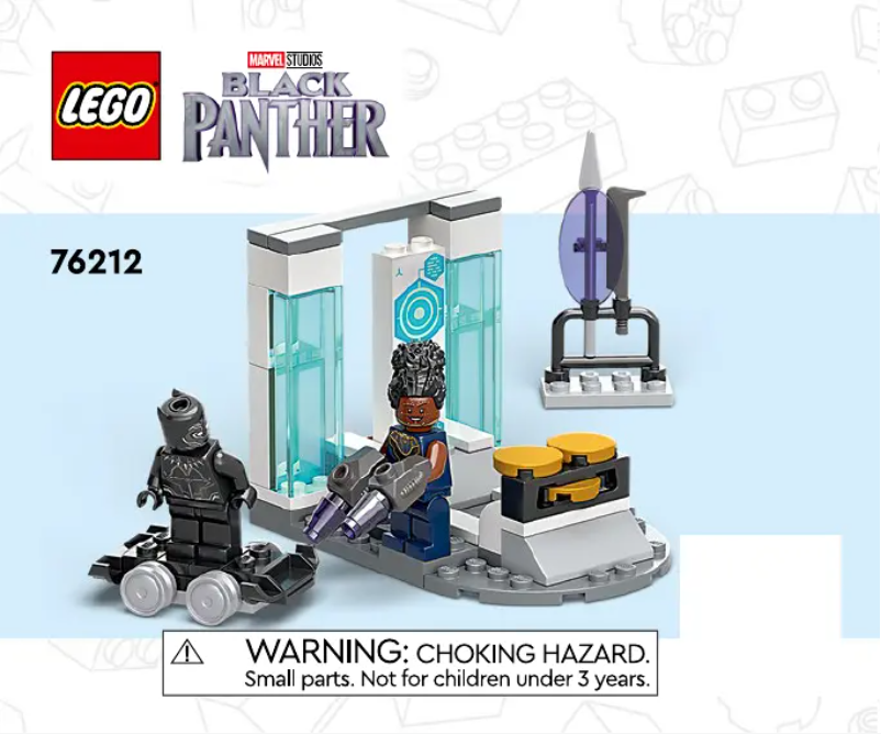 Page n°1 - Manuel utilisateur Lego Marvel Studios 76212