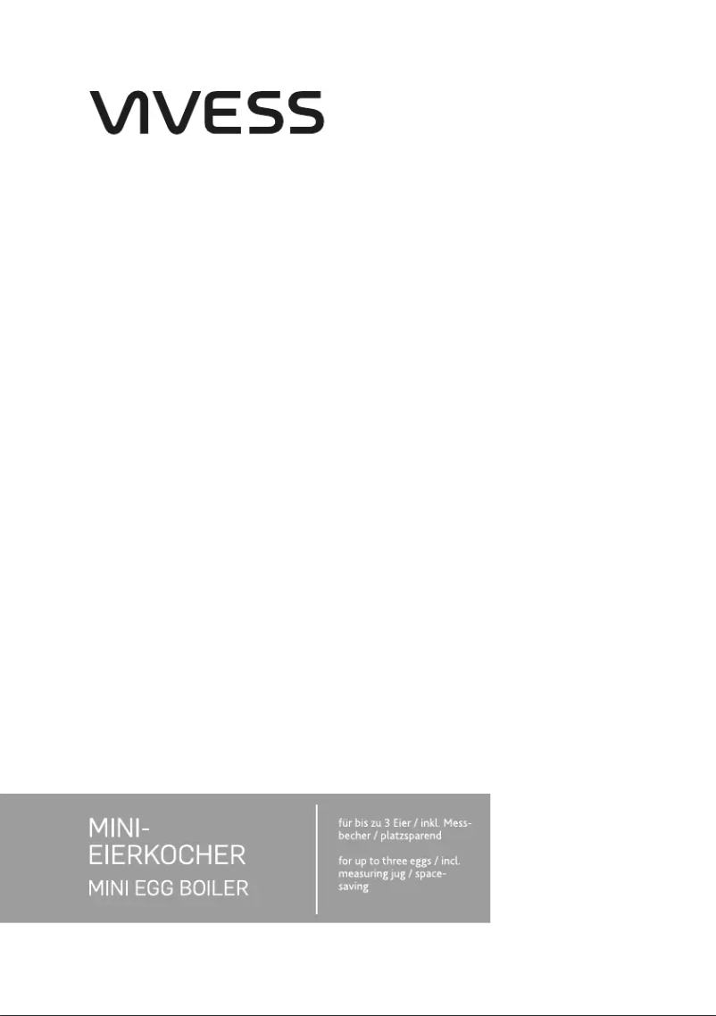 Page n°1 - Manuel utilisateur Vivess Mini