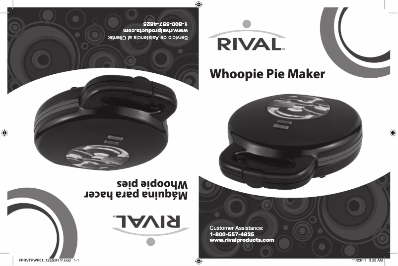 Página 1 del manual Manual de usuario Rival FPRVTRWP01