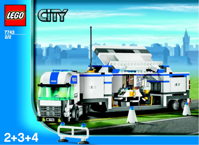 Page n°1 - Manuel utilisateur Lego Police Command Center