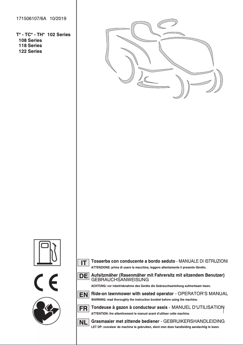 Page n°1 - Manuel utilisateur Stiga Tornado 7121 HWSY