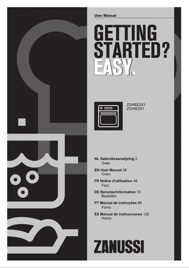 Image de la première page du manuel de l'appareil ZOHEE2X1