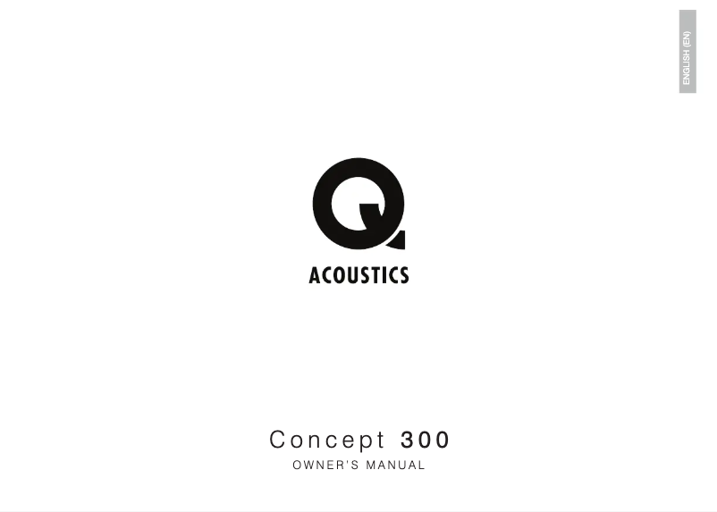 Image de la première page du manuel de l'appareil Concept 300