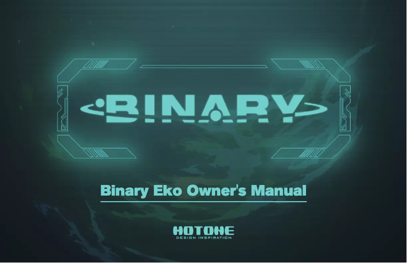 Image de la première page du manuel de l'appareil Binary Eko