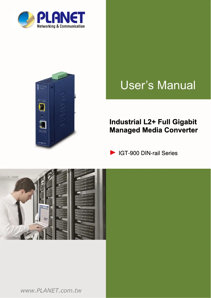 Image de la première page du manuel de l'appareil IGT-900-1T1S