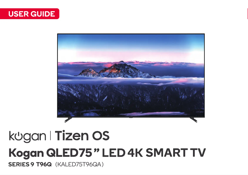 Page 1 de la notice Manuel utilisateur Kogan KALED75T96QA