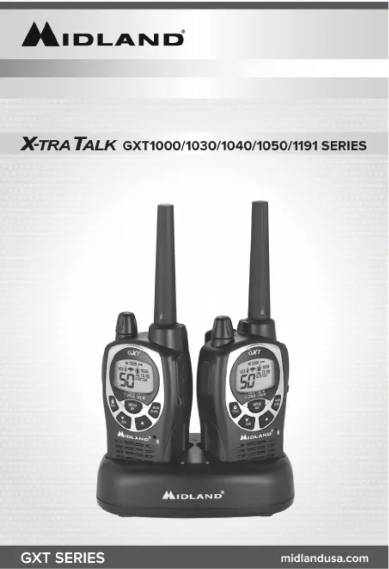 Page 1 de la notice Manuel utilisateur Midland GXT1030VP4