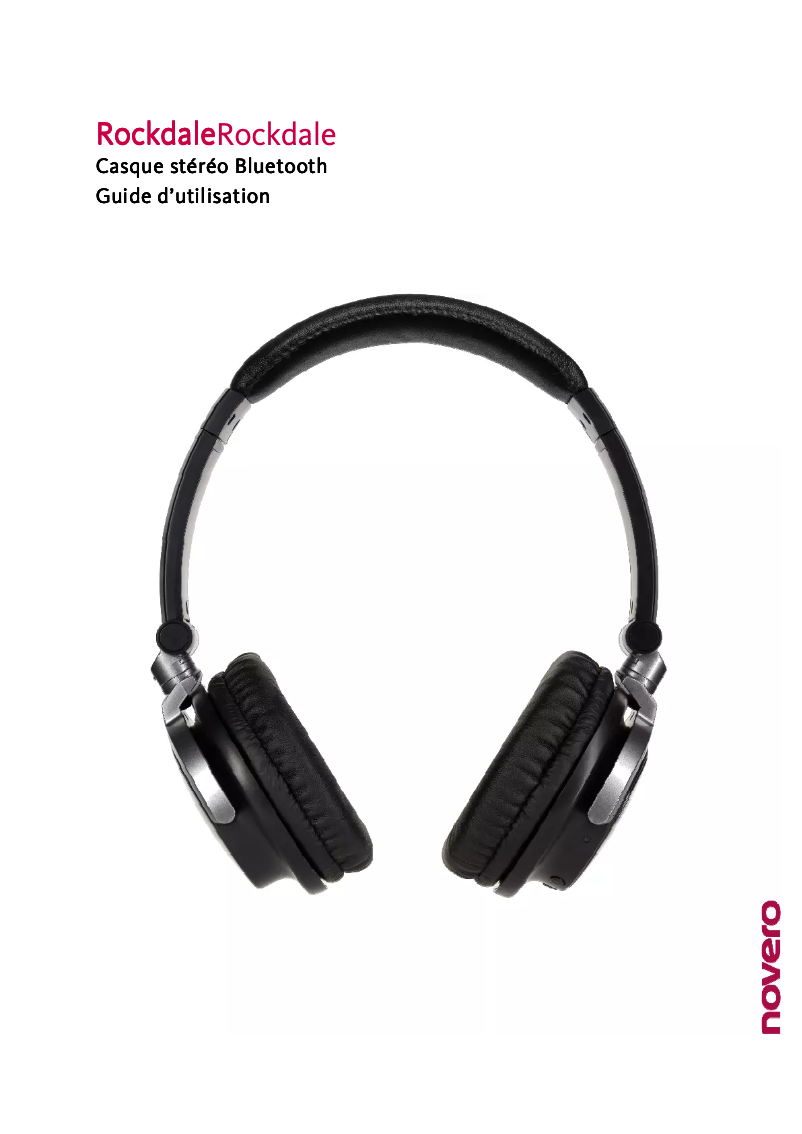 Page n°1 - Manuel utilisateur Novero Rockdale