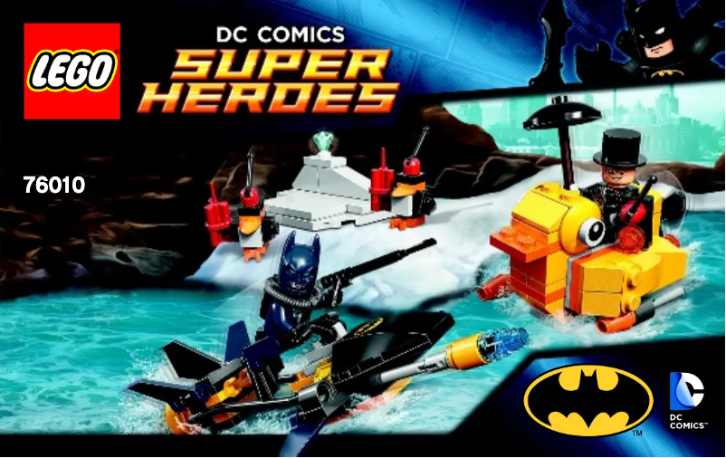 Page 1 de la notice Manuel utilisateur Lego Dc Super Heroes 76010