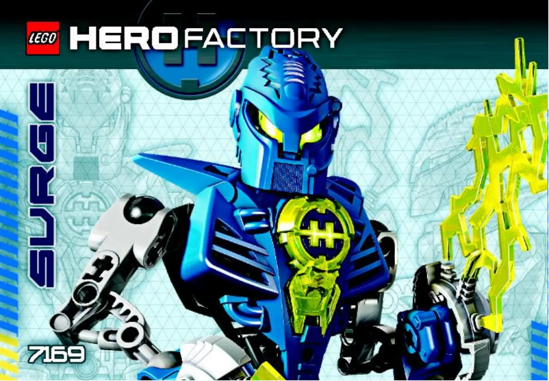 Page 1 de la notice Manuel utilisateur Lego Hero Factory 7169