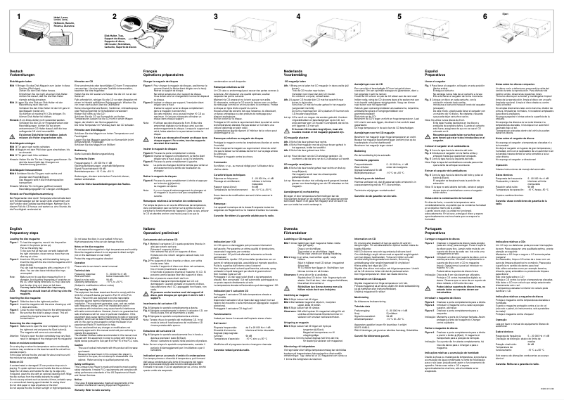Image de la première page du manuel de l'appareil CDC A08
