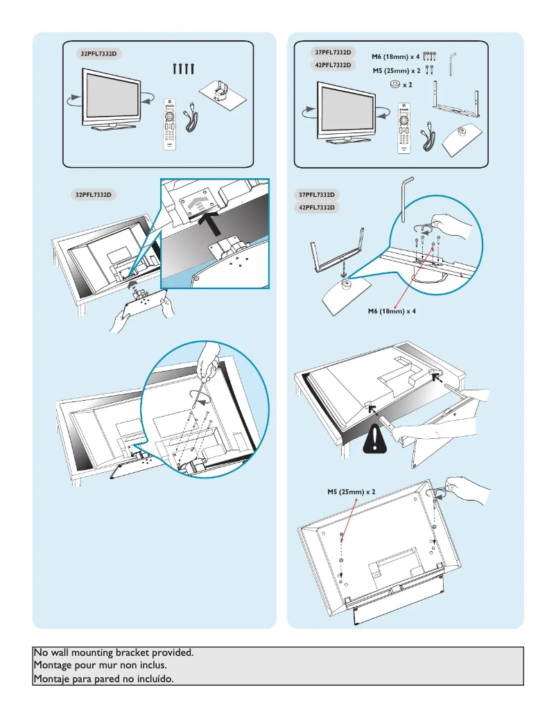 Imagen de la primera página del manual del dispositivo 42PFL7332D