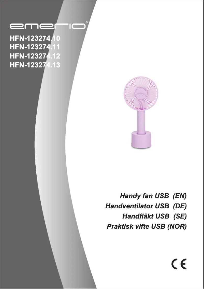 Image de la première page du manuel de l'appareil HFN-123274.12