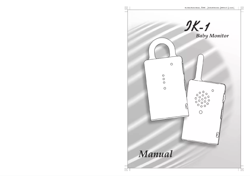 Page n°1 - Manuel utilisateur Techwall Electronics 1K-1