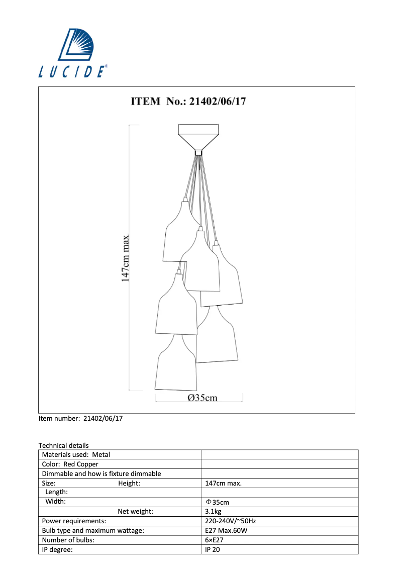 Image de la première page du manuel de l'appareil Bruno 21402/06/17