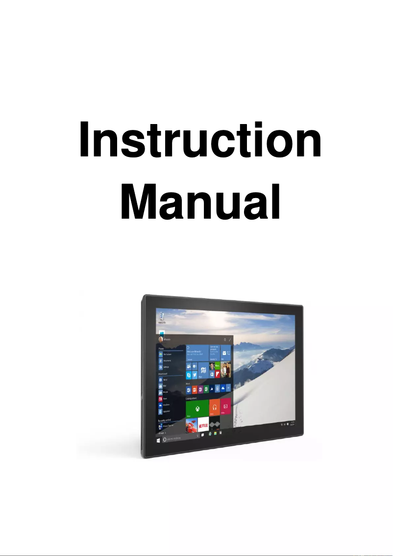 Image de la première page du manuel de l'appareil FA1210