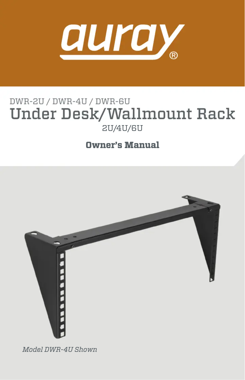 Image de la première page du manuel de l'appareil DWR-4U