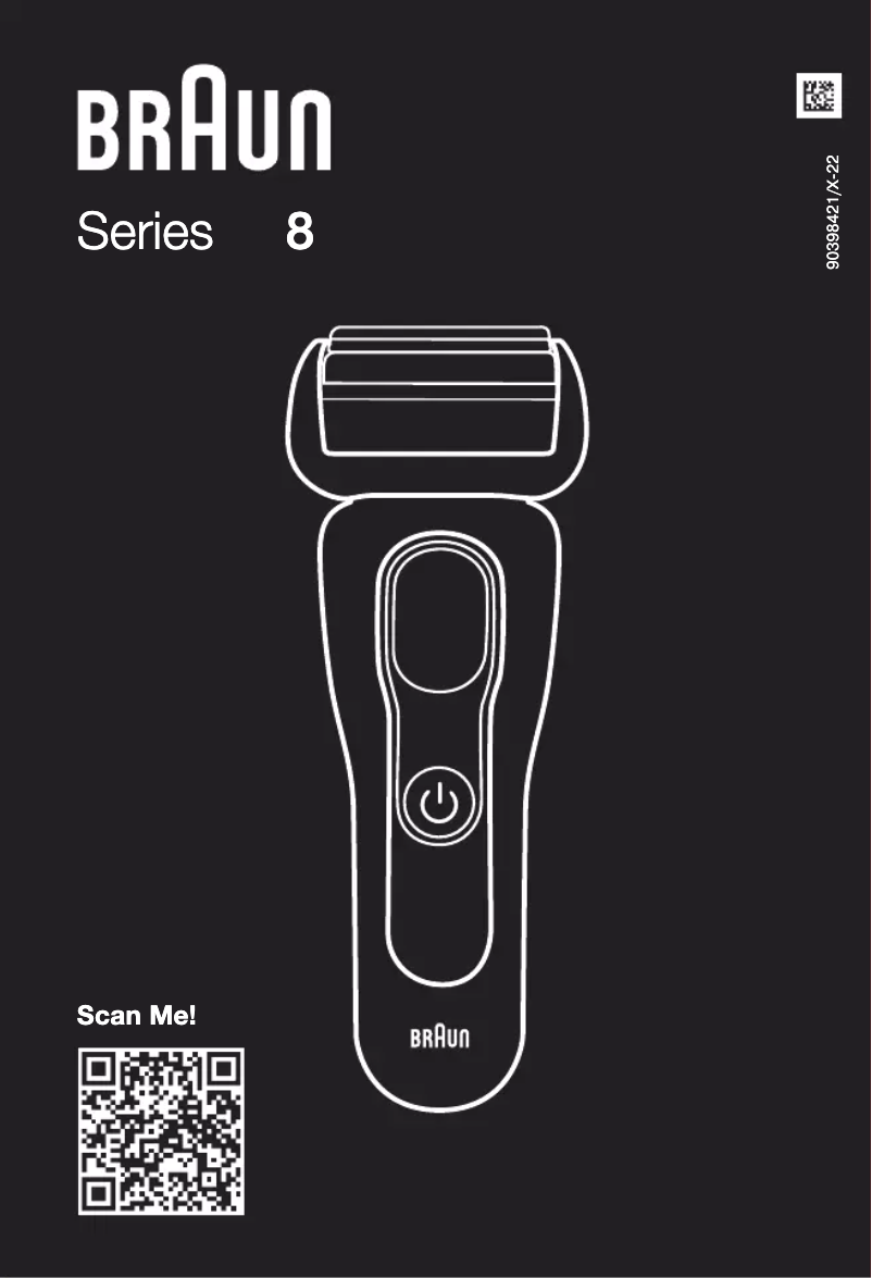 Page 1 de la notice Manuel utilisateur Braun Series 8 8325s