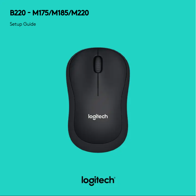 Page 1 de la notice Manuel utilisateur Logitech M221 SILENT
