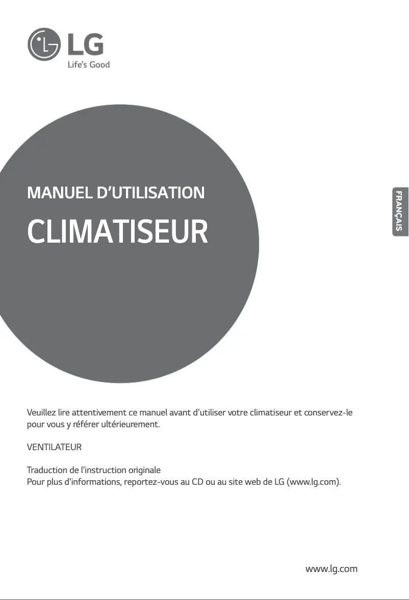 Page n°1 - Manuel utilisateur LG LZ-H050GXN0