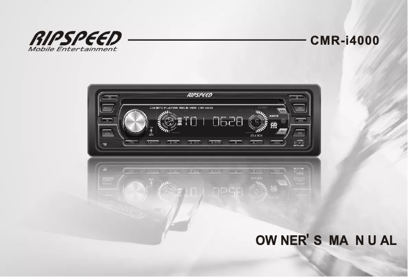 Page n°1 - Manuel utilisateur Ripspeed CMR-i4000