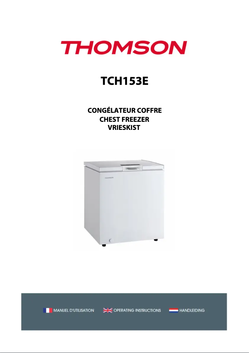 Page 1 de la notice Manuel utilisateur Thomson TCH153E