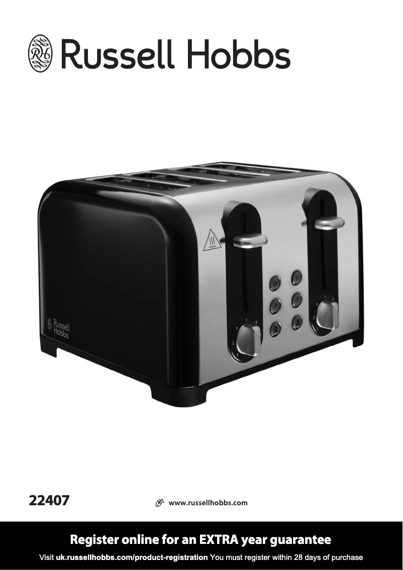 Page n°1 - Manuel utilisateur Russell Hobbs Worcester 22407