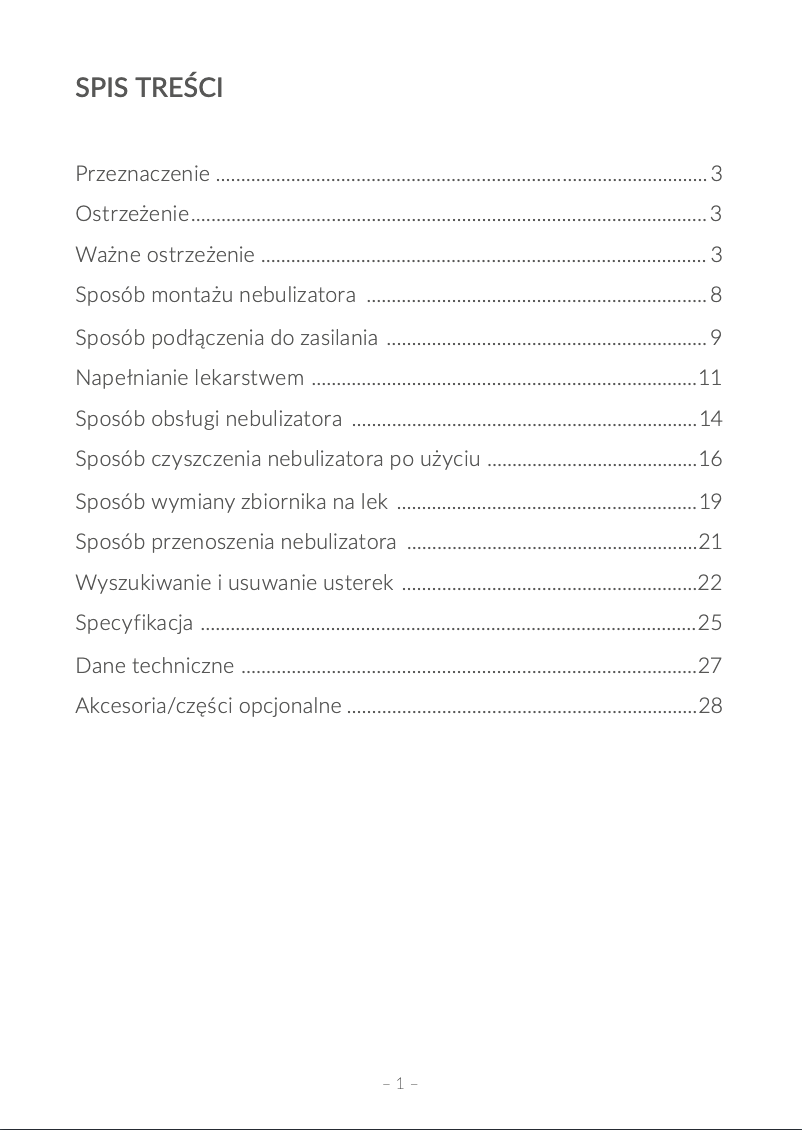 Page 1 de la notice Manuel utilisateur Oromed Mesh