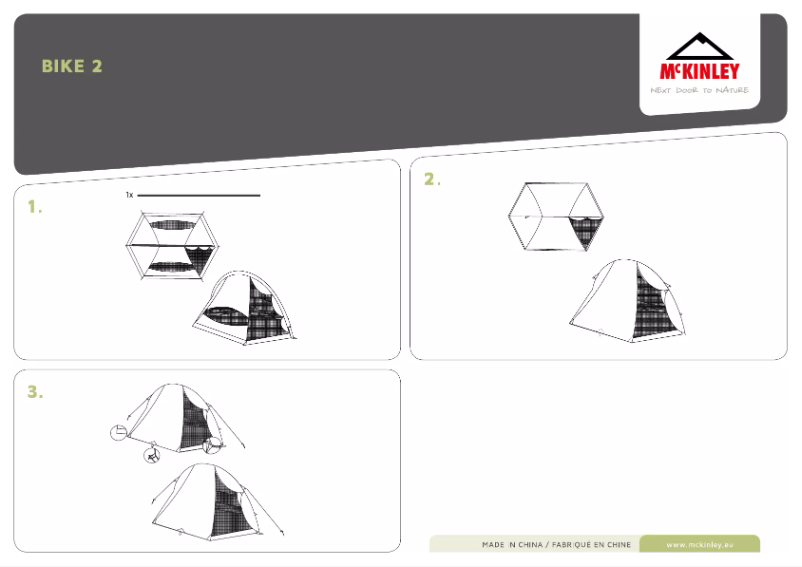 Page 1 de la notice Manuel utilisateur McKinley Bike 2
