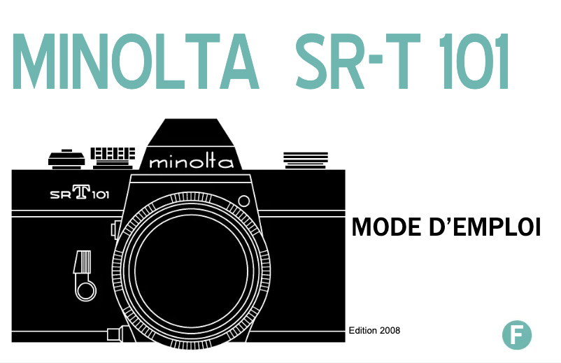 Image de la première page du manuel de l'appareil SR-T 101