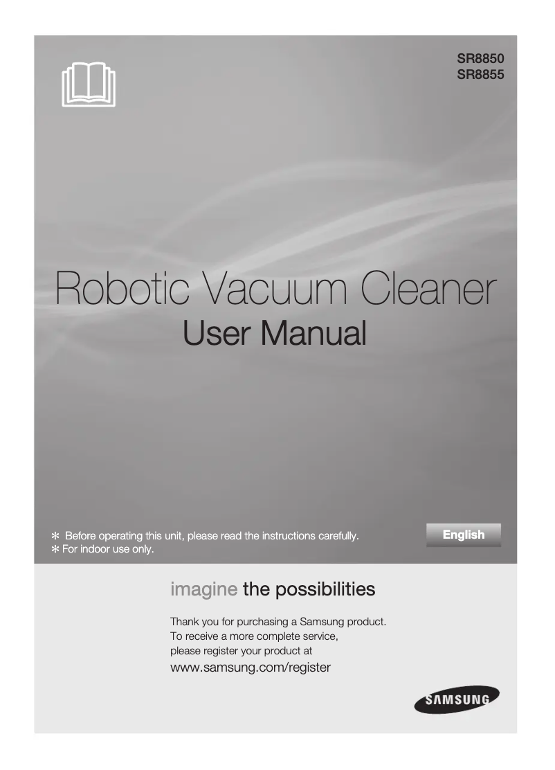 Page n°1 - Manuel utilisateur Samsung SR8858